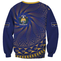 Nauru Angam Day Sweatshirt Polynesian Tribal Pattern Unique Style - Polynesian Pride