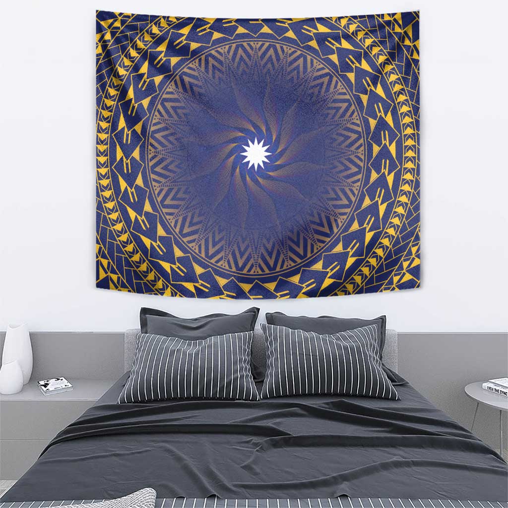 Nauru Angam Day Tapestry Polynesian Tribal Pattern Unique Style - Polynesian Pride