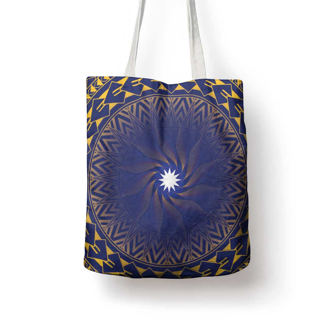 Nauru Angam Day Tote Bag Polynesian Tribal Pattern Unique Style - Polynesian Pride