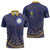 Nauru Angam Day Zipper Polo Shirt Polynesian Tribal Pattern Unique Style - Polynesian Pride