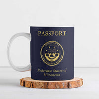 Personalised Federated States Of Micronesia Ceramic Mug FSM Passport - Polynesian Pride