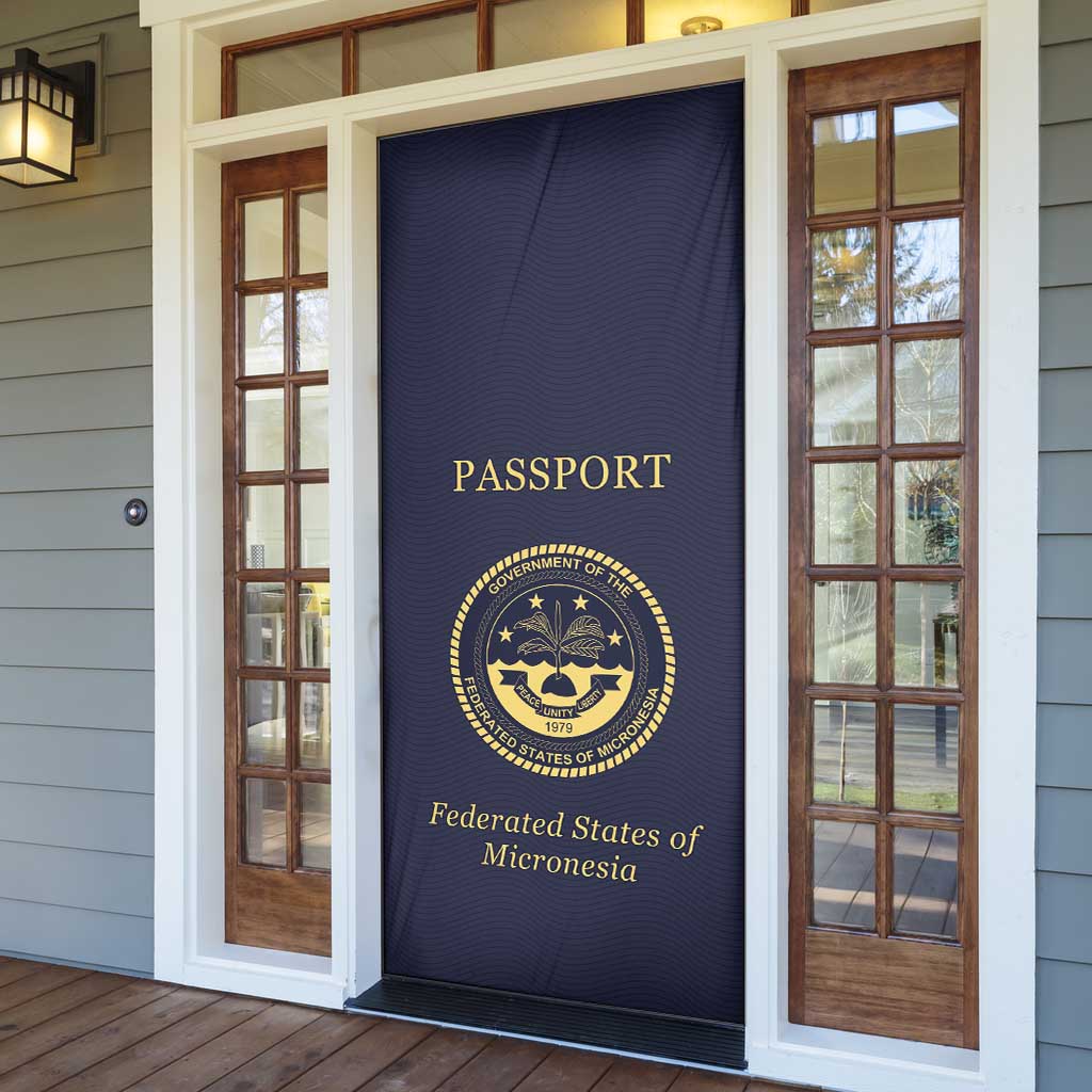 Federated States Of Micronesia Door Cover FSM Passport - Polynesian Pride