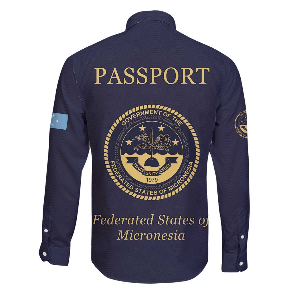 Personalised Federated States Of Micronesia Family Matching Off Shoulder Maxi Dress and Hawaiian Shirt FSM Passport - Polynesian Pride