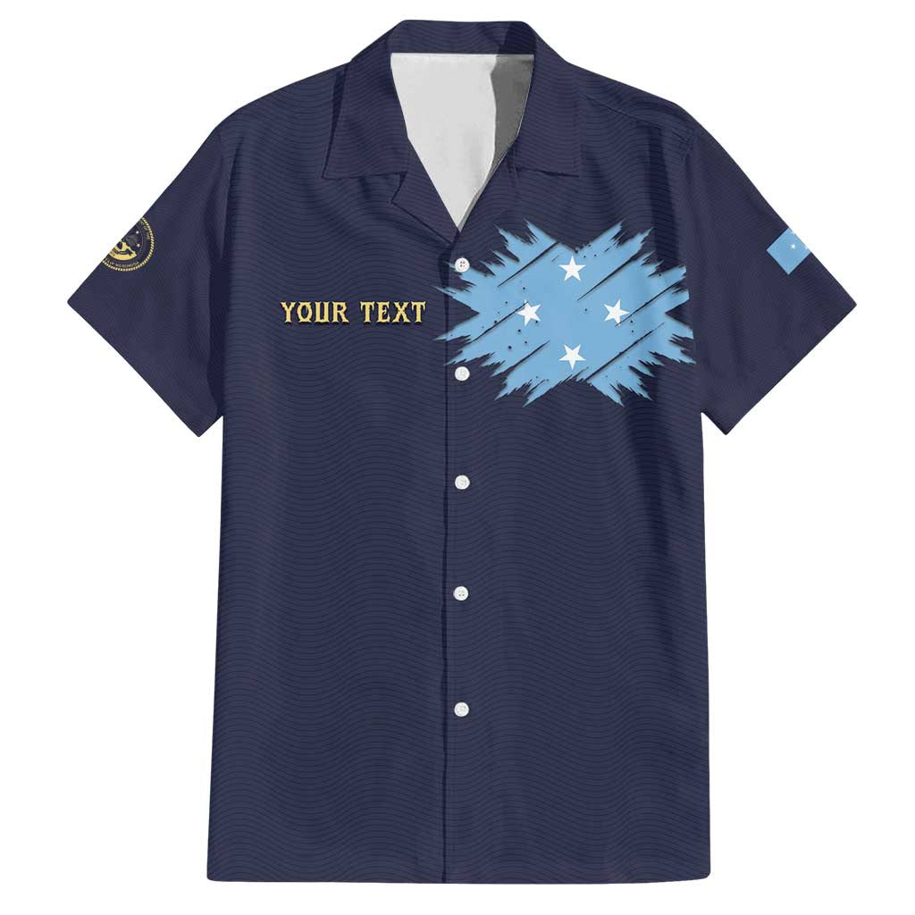 Personalised Federated States Of Micronesia Family Matching Tank Maxi Dress and Hawaiian Shirt FSM Passport - Polynesian Pride