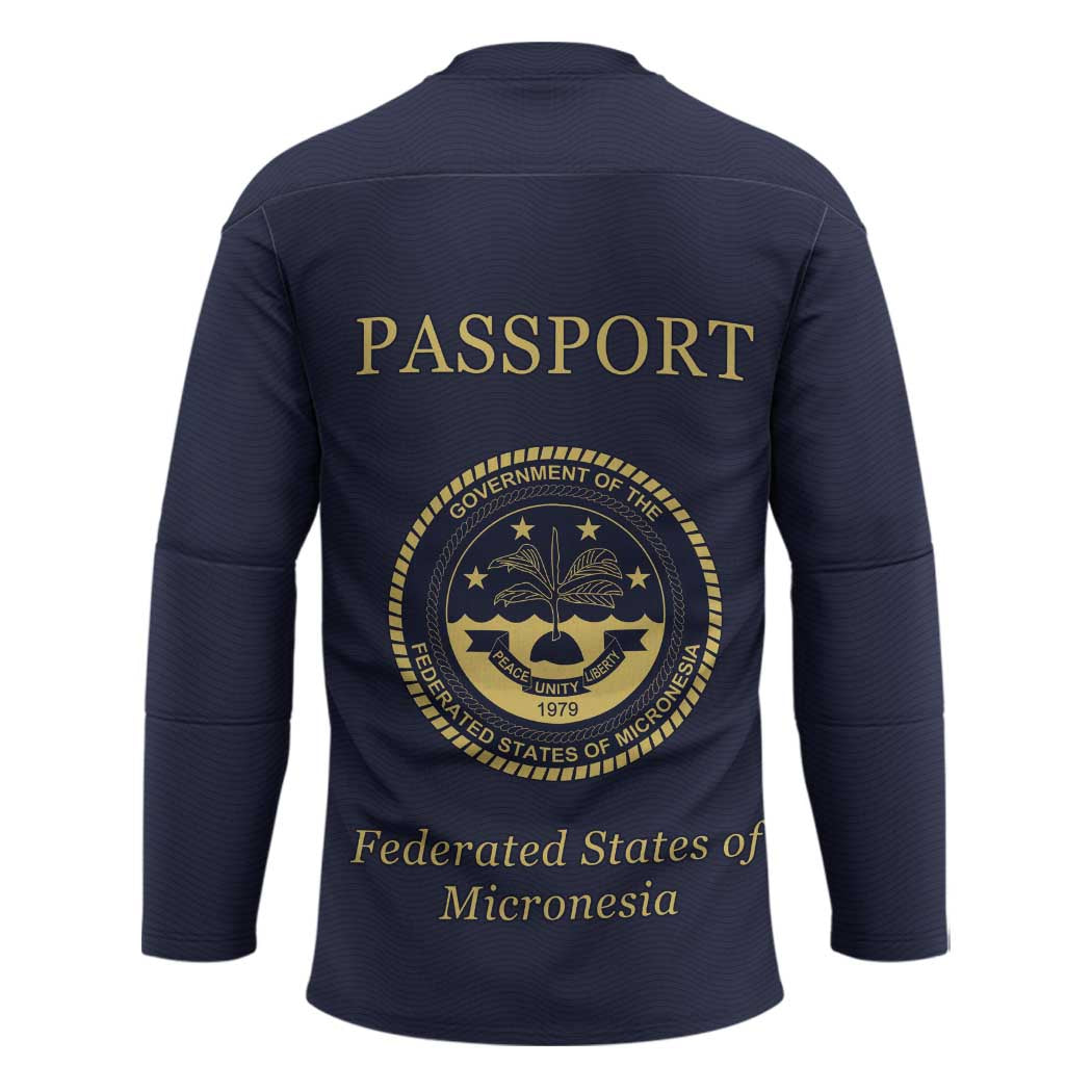 Personalised Federated States Of Micronesia Hockey Jersey FSM Passport - Polynesian Pride
