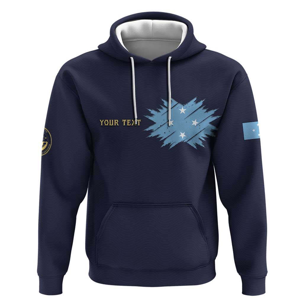 Personalised Federated States Of Micronesia Hoodie FSM Passport - Polynesian Pride