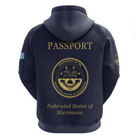 Personalised Federated States Of Micronesia Hoodie FSM Passport - Polynesian Pride