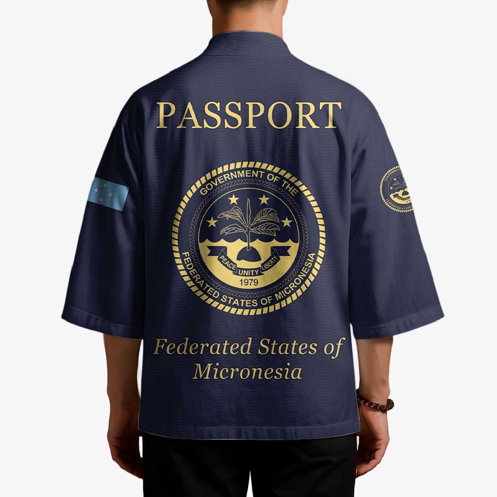 Personalised Federated States Of Micronesia Kimono FSM Passport - Polynesian Pride