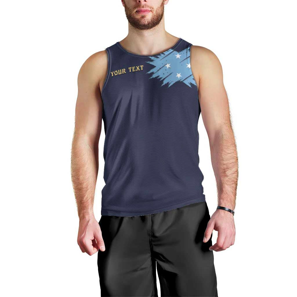 Personalised Federated States Of Micronesia Men Tank Top FSM Passport - Polynesian Pride