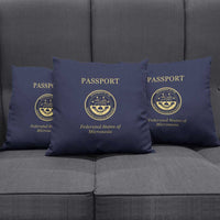 Federated States Of Micronesia Pillow Cover FSM Passport - Polynesian Pride