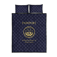 Federated States Of Micronesia Quilt Bed Set FSM Passport - Polynesian Pride
