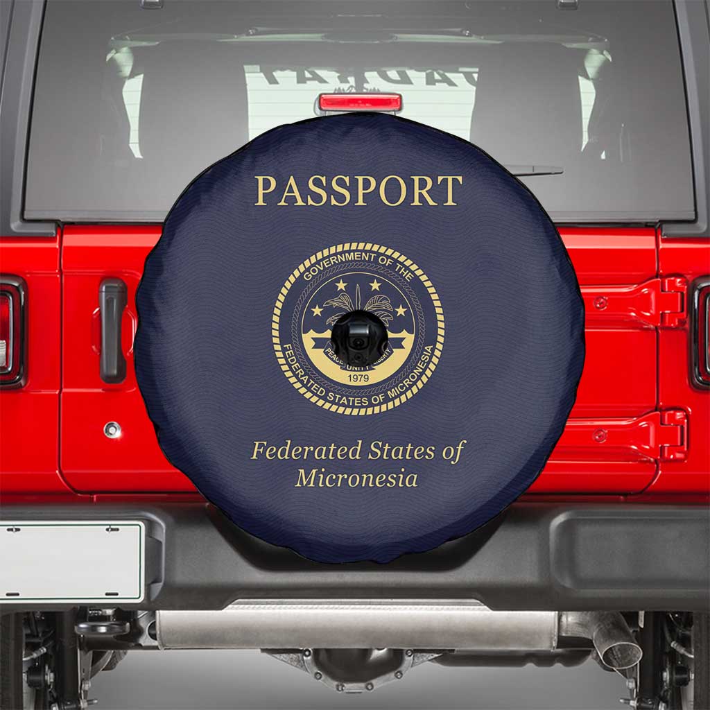 Federated States Of Micronesia Spare Tire Cover FSM Passport - Polynesian Pride