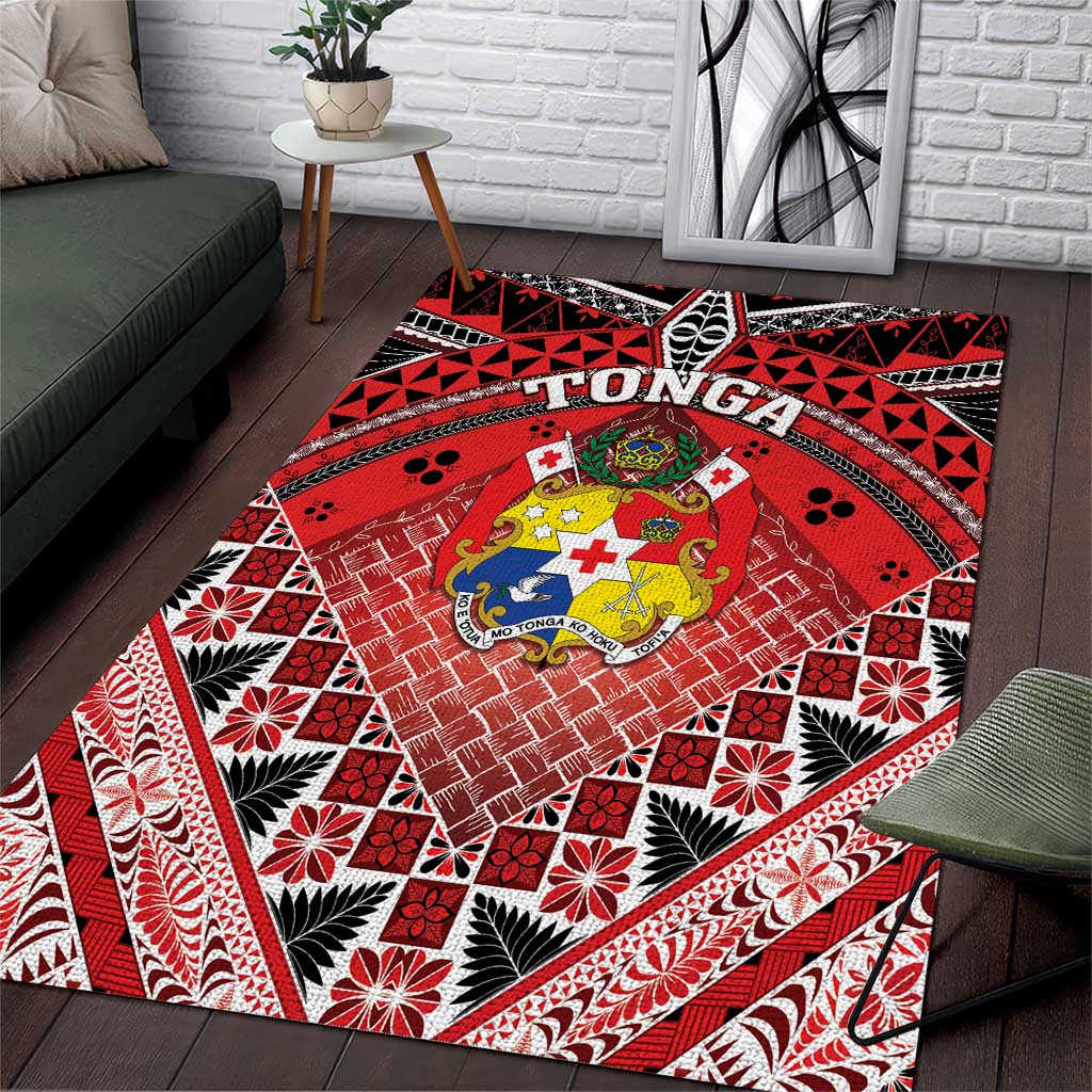 Tonga Constitution Day Area Rug 150 Years Jubilee - Polynesian Pride
