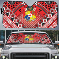 Tonga Constitution Day Auto Sun Shade 150 Years Jubilee - Polynesian Pride