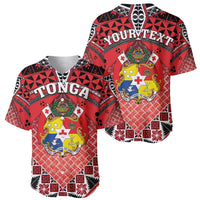 Personalised Tonga Constitution Day Baseball Jersey 150 Years Jubilee - Polynesian Pride