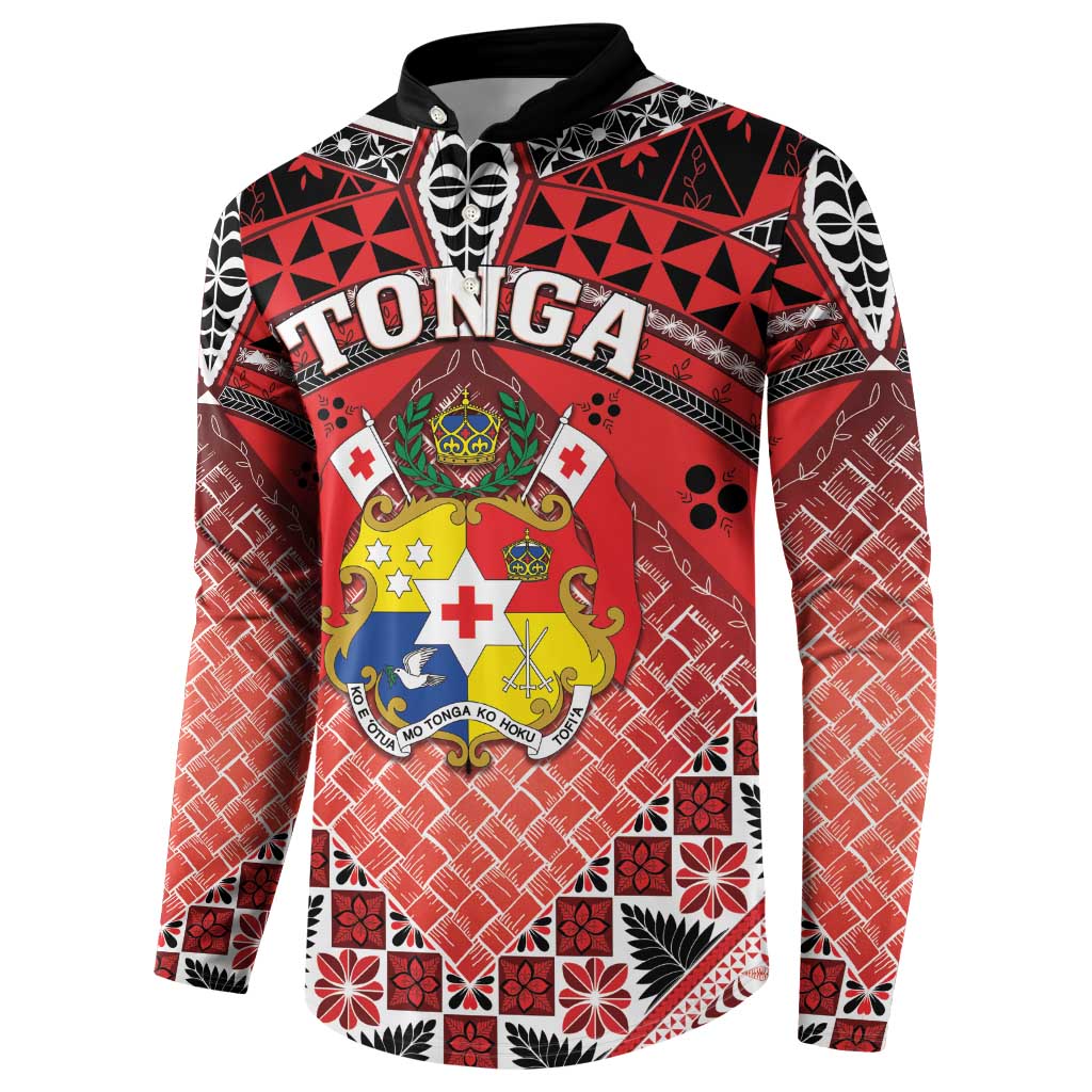 Personalised Tonga Constitution Day Button Sweatshirt 150 Years Jubilee - Polynesian Pride