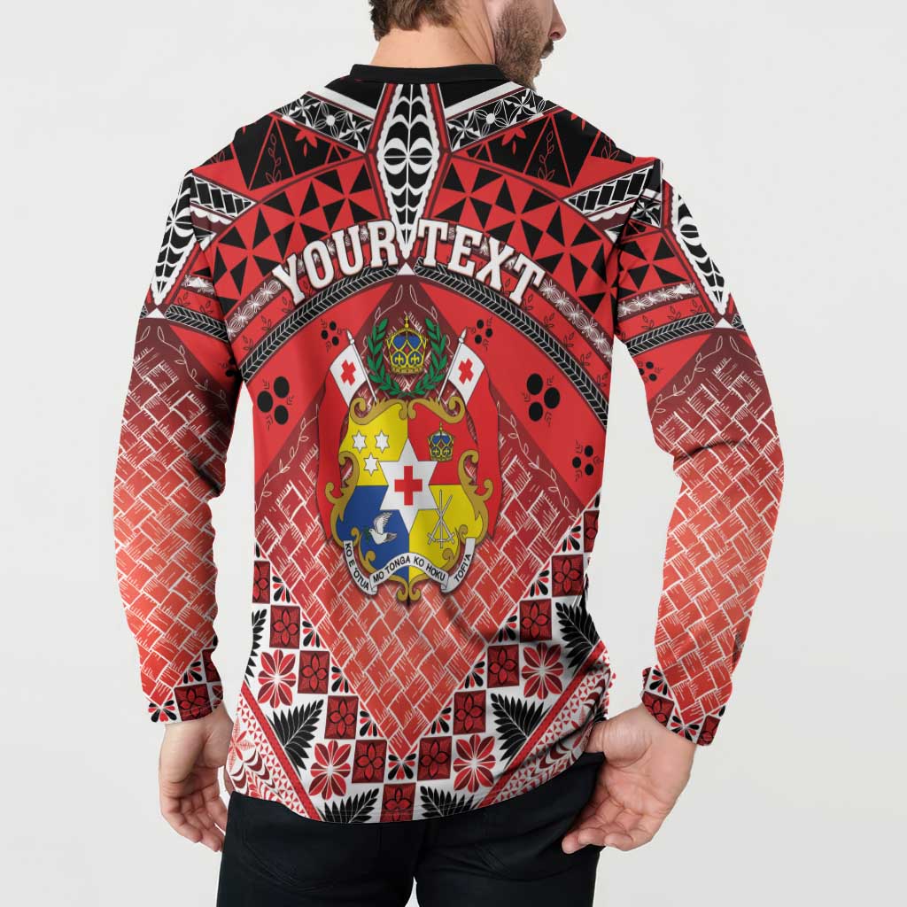 Personalised Tonga Constitution Day Button Sweatshirt 150 Years Jubilee - Polynesian Pride