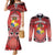 Personalised Tonga Constitution Day Couples Matching Mermaid Dress and Long Sleeve Button Shirt 150 Years Jubilee - Polynesian Pride