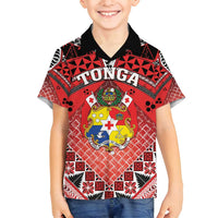 Personalised Tonga Constitution Day Family Matching Long Sleeve Bodycon Dress and Hawaiian Shirt 150 Years Jubilee - Polynesian Pride