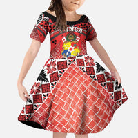 Personalised Tonga Constitution Day Family Matching Mermaid Dress and Hawaiian Shirt 150 Years Jubilee - Polynesian Pride