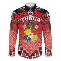 Personalised Tonga Constitution Day Family Matching Off The Shoulder Long Sleeve Dress and Hawaiian Shirt 150 Years Jubilee - Polynesian Pride