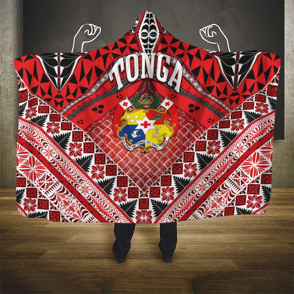 Tonga Constitution Day Hooded Blanket 150 Years Jubilee - Polynesian Pride