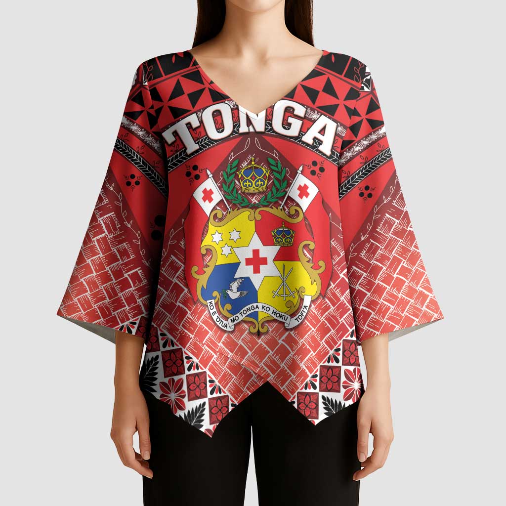 Personalised Tonga Constitution Day Kimono Sleeve Blouse 150 Years Jubilee - Polynesian Pride