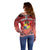 Personalised Tonga Constitution Day Off Shoulder Sweater 150 Years Jubilee - Polynesian Pride