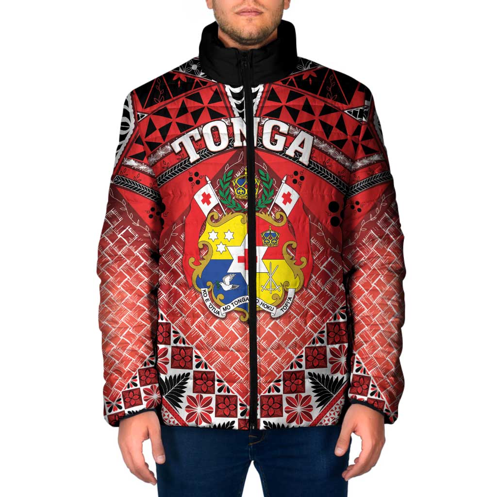 Personalised Tonga Constitution Day Padded Jacket 150 Years Jubilee - Polynesian Pride