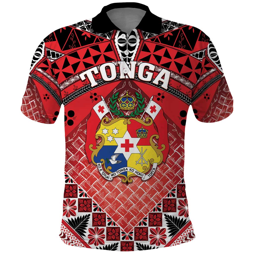 Personalised Tonga Constitution Day Polo Shirt 150 Years Jubilee - Polynesian Pride