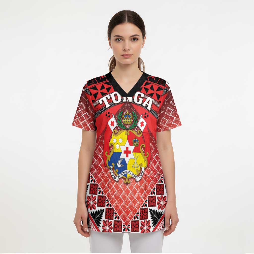 Personalised Tonga Constitution Day Scrub Top 150 Years Jubilee - Polynesian Pride