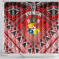 Tonga Constitution Day Shower Curtain 150 Years Jubilee - Polynesian Pride