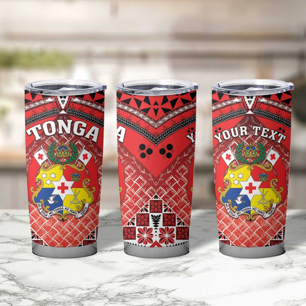 Personalised Tonga Constitution Day Tumbler Cup 150 Years Jubilee - Polynesian Pride