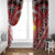 Tonga Constitution Day Window Curtain 150 Years Jubilee - Polynesian Pride