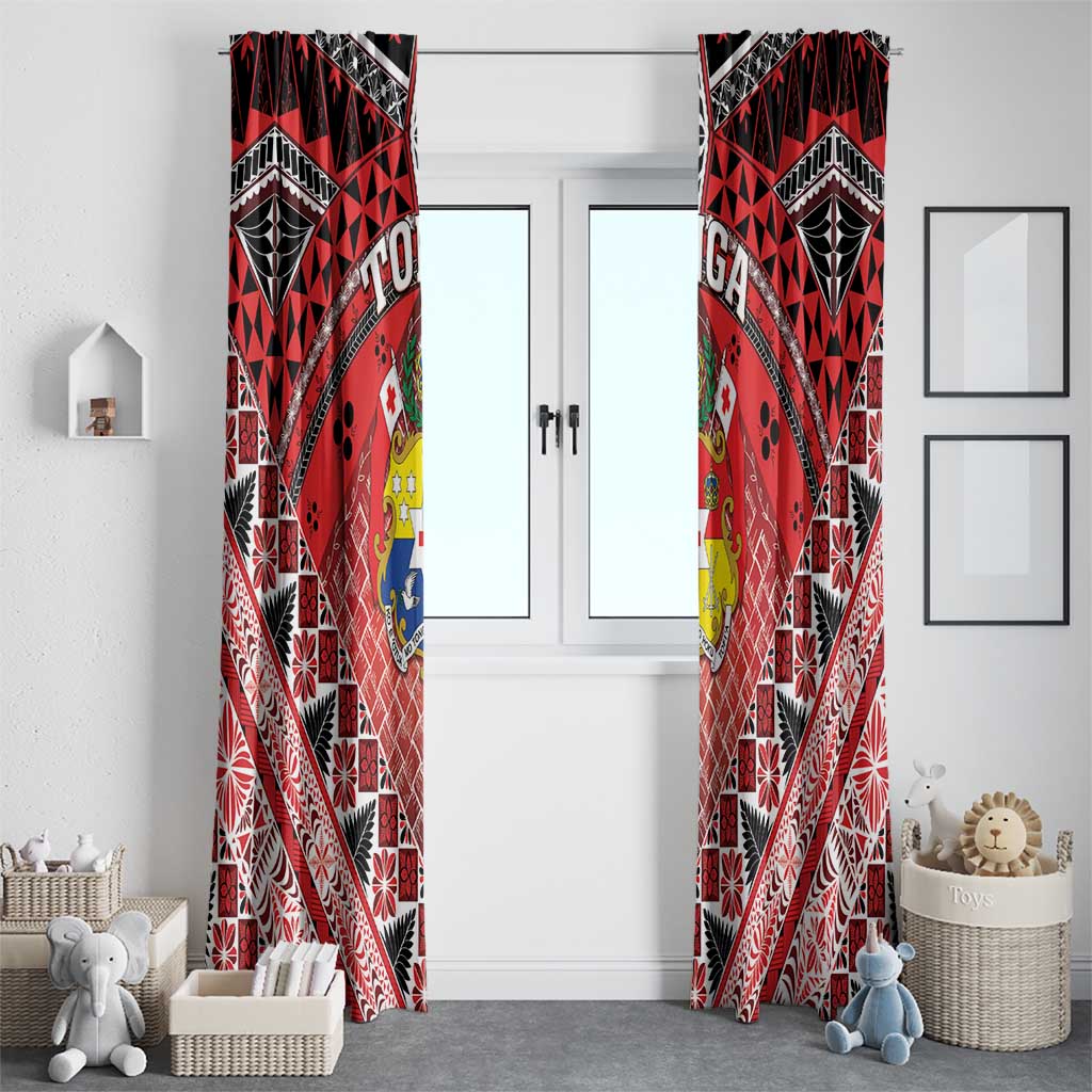 Tonga Constitution Day Window Curtain 150 Years Jubilee - Polynesian Pride