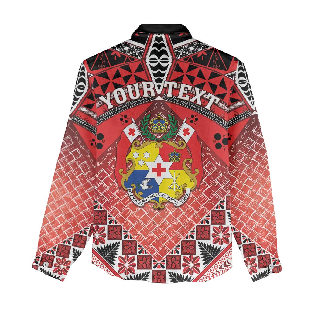 Personalised Tonga Constitution Day Women Casual Shirt 150 Years Jubilee - Polynesian Pride