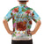 Hawaii Thanksgiving Family Matching Mermaid Dress and Hawaiian Shirt Funny Turkey Dabbing Dance LT05 - Polynesian Pride