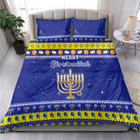 Polynesia Christmukkah Bedding Set Menorah With Polynesian Tribal Pattern LT05 - Polynesian Pride