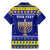 Personalised Polynesia Christmukkah Family Matching Mermaid Dress and Hawaiian Shirt Menorah With Polynesian Tribal Pattern LT05 - Polynesian Pride