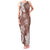Polynesia Family Matching Tank Maxi Dress and Hawaiian Shirt Brown Tribal Turtle Floral Pattern