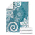 Polynesia Blanket Hippie Blue Tribal Turtle Floral Pattern