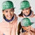 Polynesia Mesh Trucker Cap Green Tribal Turtle Floral Pattern - Polynesian Pride
