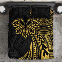 Hawaii And Philippines Bedding Set Kanaka Maoli With Tribal Sun Together Gold