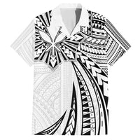 Hawaii And Philippines Family Matching Long Sleeve Bodycon Dress and Hawaiian Shirt Kanaka Maoli With Tribal Sun Together White