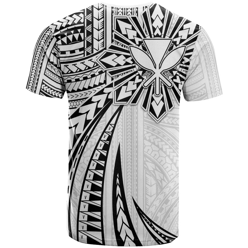 Hawaii And Philippines T Shirt Kanaka Maoli With Tribal Sun Together White