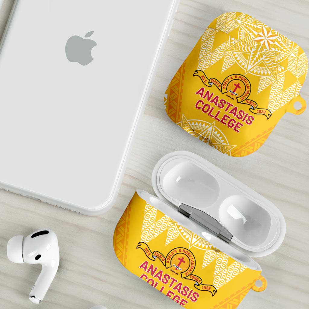 Anastasis College AirPods Case Tonga Ngatu Pattern - Polynesian Pride