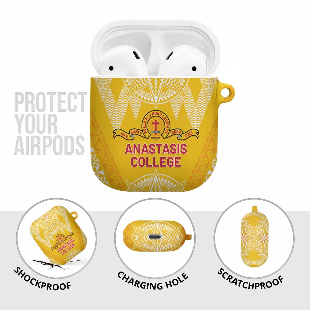 Anastasis College AirPods Case Tonga Ngatu Pattern - Polynesian Pride