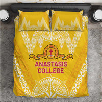 Anastasis College Bedding Set Tonga Ngatu Pattern - Polynesian Pride