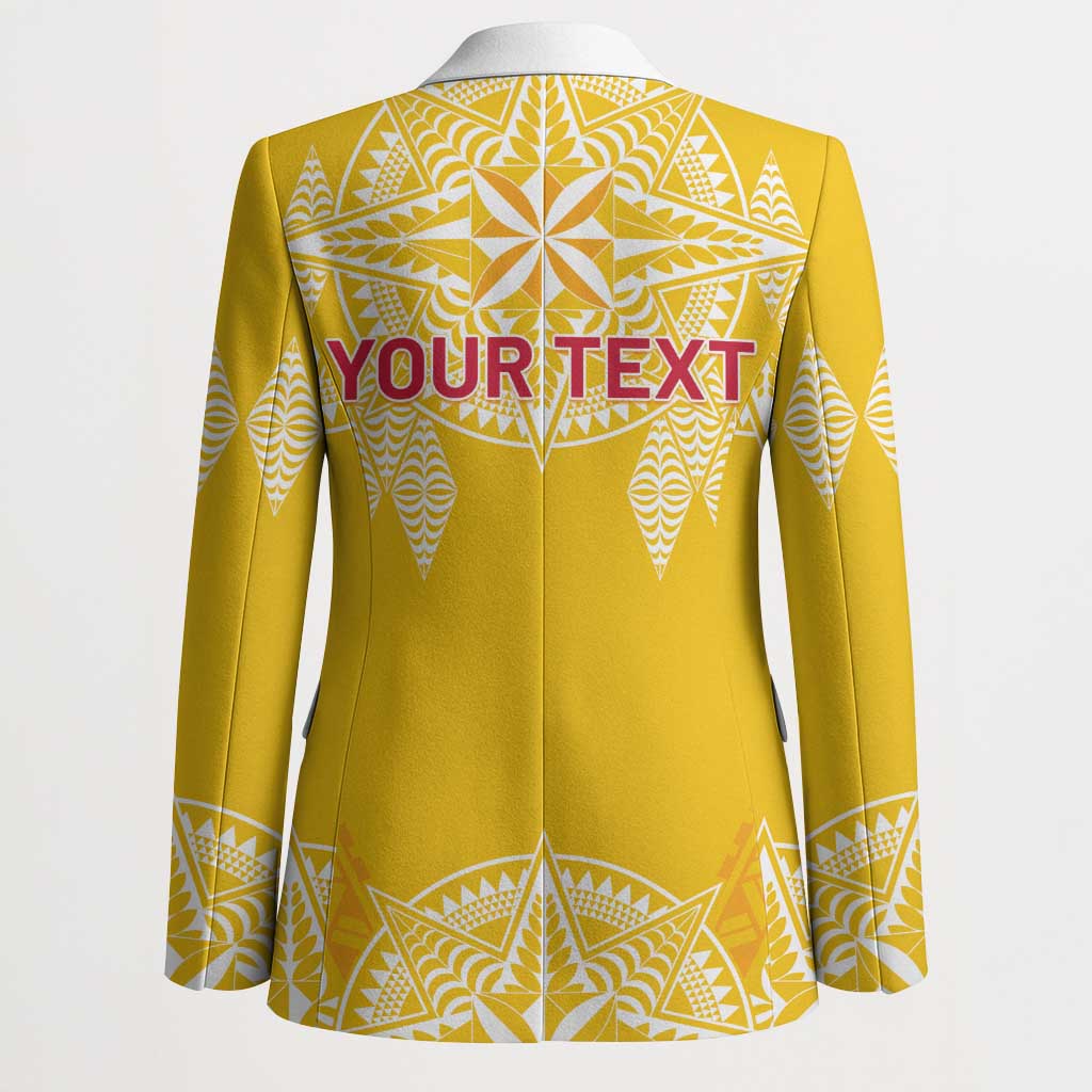 Personalised Anastasis College Blazer Tonga Ngatu Pattern - Polynesian Pride