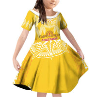 Personalised Anastasis College Family Matching Off Shoulder Short Dress and Hawaiian Shirt Tonga Ngatu Pattern - Polynesian Pride